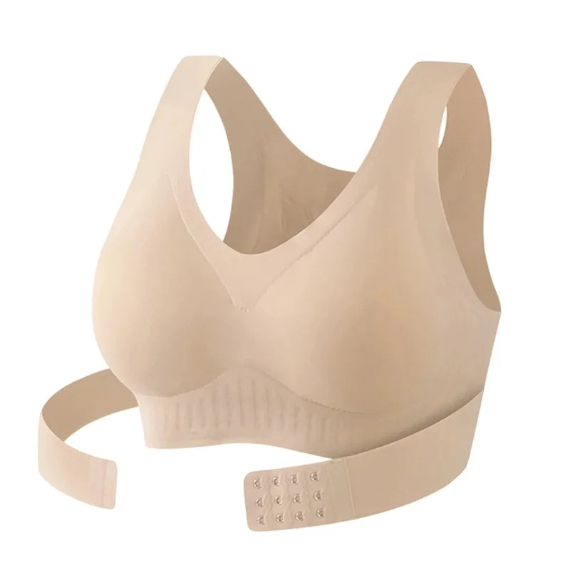 Women's Posture Corrector Bra – Wire Free Front Closure with Back Support