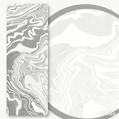 Suede Printed Natural Rubber Yoga Mat | 1.5mm Ultra-Thin, Non-Slip & Foldable for Travel & Studio