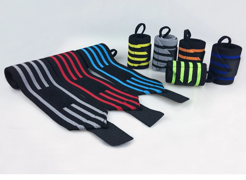 Wrist Wraps for Weightlifting – Elastic Breathable Wrist Support for Gym, Powerlifting & Bench Press, Men & Women