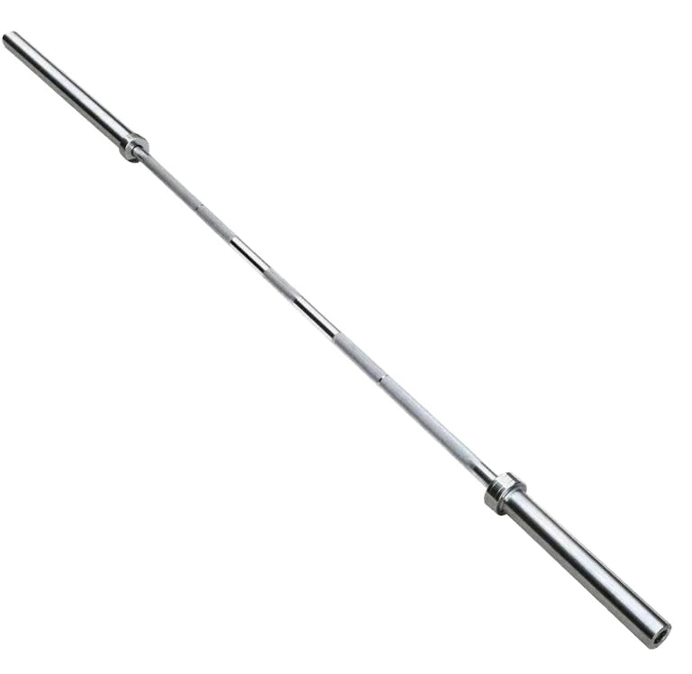 Steel Barbell Bar – 28mm Chrome, 10–20kg, Multiple Lengths for Bench Press, Squats & Weightlifting