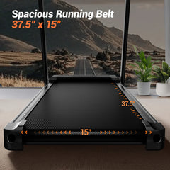 Foldable Treadmill with 15% Incline, 3.0 HP Motor, 12 km/h Speed & LED Display — 300 lb Capacity