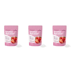 Docteat Creatine Monohydrate Hydration Powder | Probiotics, Hyaluronic Acid & Dietary Fiber | 30 Servings