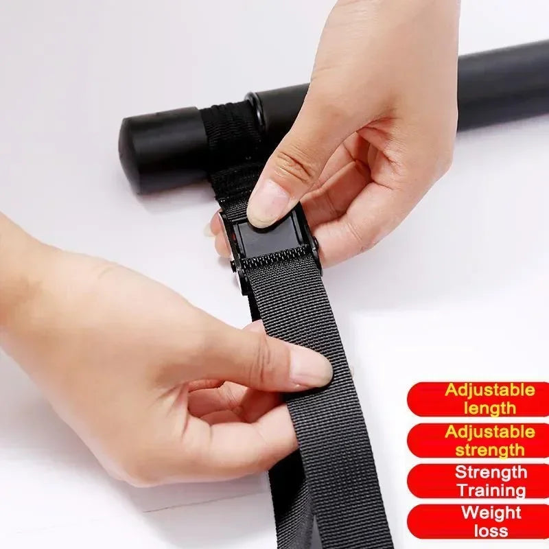 Resistance Band Pilates Bar Set – Full Body Strength & Yoga Fitness Trainer