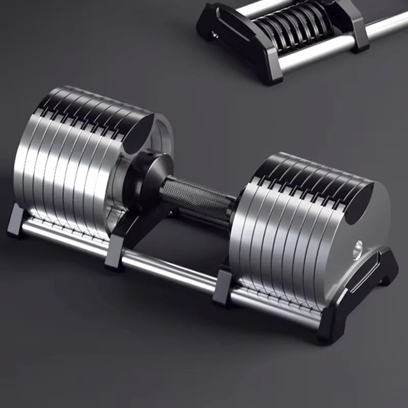 Adjustable Cast Iron Dumbbell Set | 16–40 KG | Home & Gym Strength Training