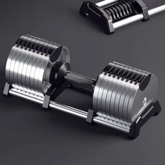 Adjustable Cast Iron Dumbbell Set | 16–40 KG | Home & Gym Strength Training
