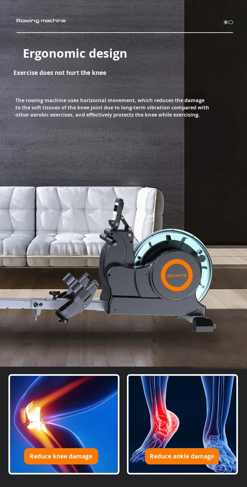 Water Resistance Home Use PVC Rowing Machine