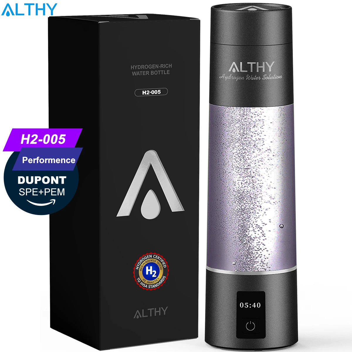 Portable Hydrogen Water Generator Bottle