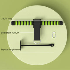 Forearm Roller Trainer – Wrist & Forearm Strength Workout Bar with Sponge Grip for Arms, Back & Core Training