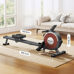 MagneticRower Cardio Rower Flywheel Rowing Machine with LCD Display