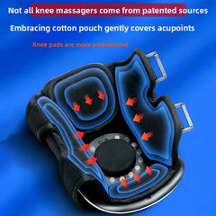 Cordless Knee Massager with Red Light & Vibration | Joint, Elbow & Shoulder Relief