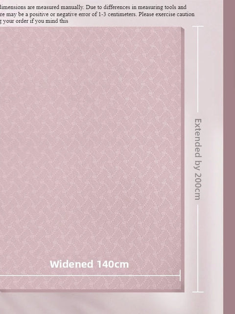 Large TPE Yoga Mat | 2M x 1.4M Non-Slip Thick Mat for Yoga, Gymnastics & Jump Rope Training