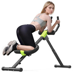 ABS Trainer Machine – Steel Home Gym Ab Workout Equipment for Abdominal Exercise, Core Strength & Balance Training