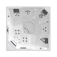 Freestanding Acrylic Hot Tub Spa – 3 Person Outdoor Jacuzzi with 35 Massage Jets & Balboa System