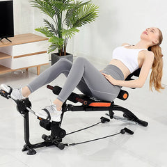 Six in one multifunctional abdominal machine, waist support, sit ups, abdominal exercise equipment, home fitness roll up chair