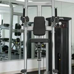 Commercial auxiliary pull-up machine, steel counterweight