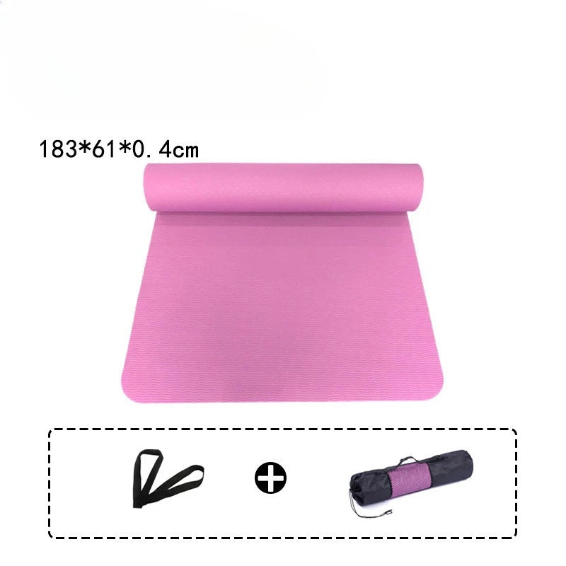Non-Slip Lightweight Yoga Mat – Shock-Absorbing & Noise-Reducing for Home Gym & Fitness Training