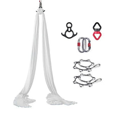 Aerial Yoga Silk Hammock – 8 Meter Satin Yoga Swing Set, 2.8m Wide, Anti-Gravity Inversion Tool, 15 Colors