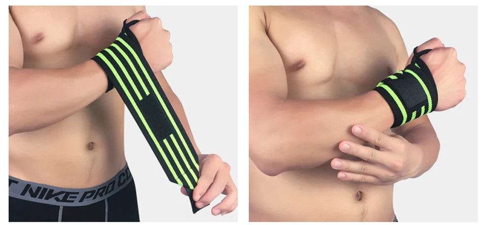 Wrist Wraps for Weightlifting – Elastic Breathable Wrist Support for Gym, Powerlifting & Bench Press, Men & Women
