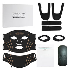 7-Color LED Face & Neck Mask Set | Photon Therapy for Skin Rejuvenation & Repair
