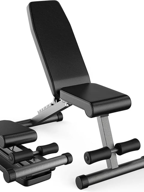 Adjustable Foldable Weight Bench – 5-in-1 Flat/Incline/Decline for Home Gym, 800 lb Capacity