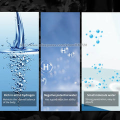 Up to 5000 PPB Hydrogen Water Bottle Generator IP67 waterproof design Performance  SPE+PEM Dual Chamber Technology