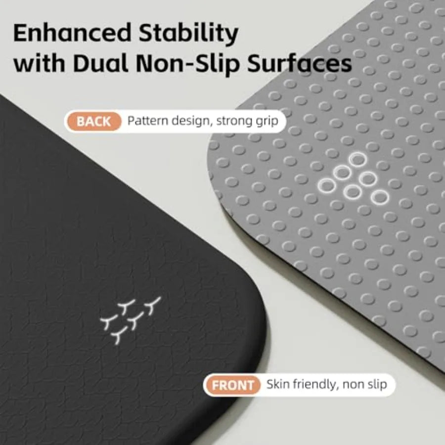 Foldable Yoga Mat – Extra Thick 10mm, Non-Slip POE, SGS Certified for Home & Studio Use