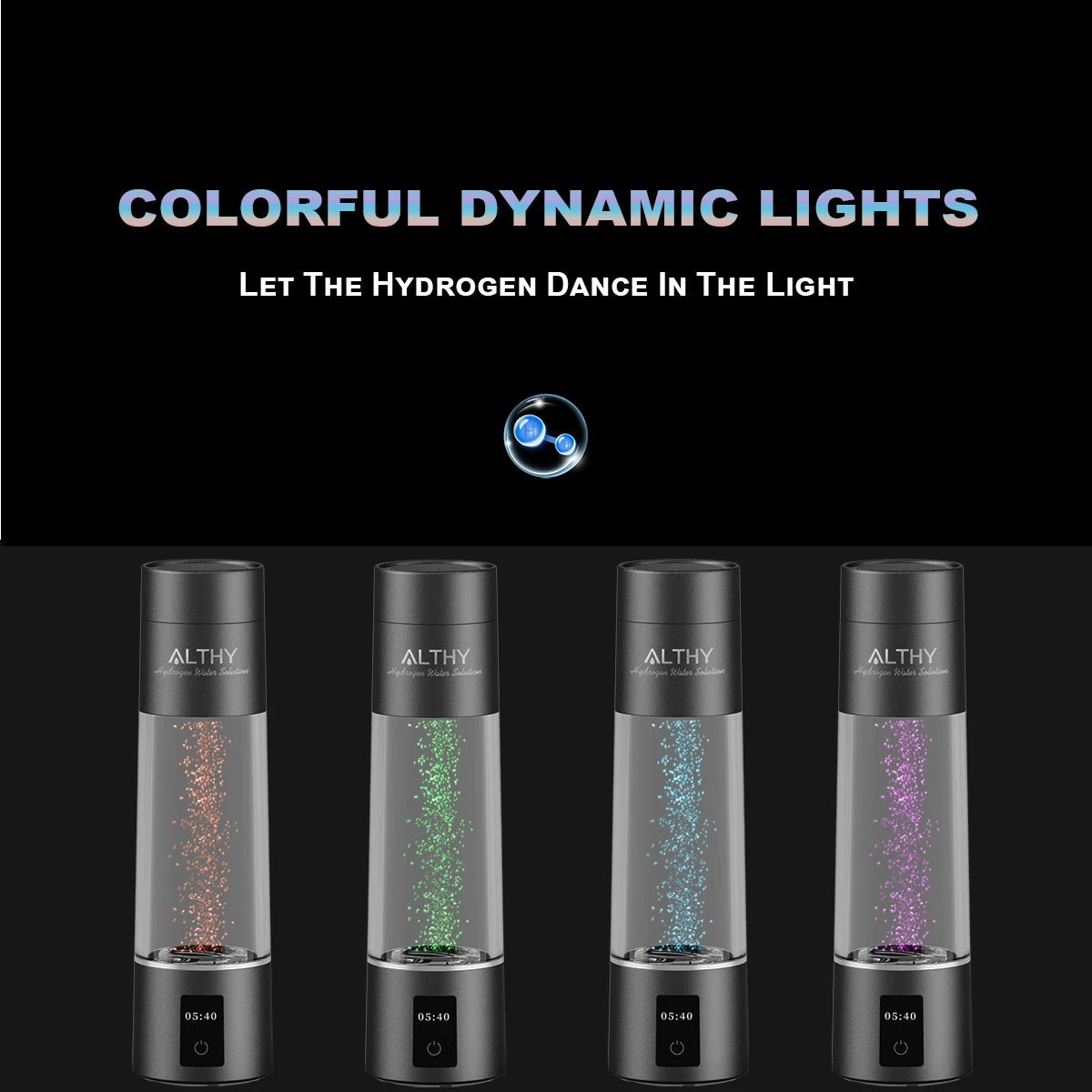 Portable Hydrogen Water Generator Bottle