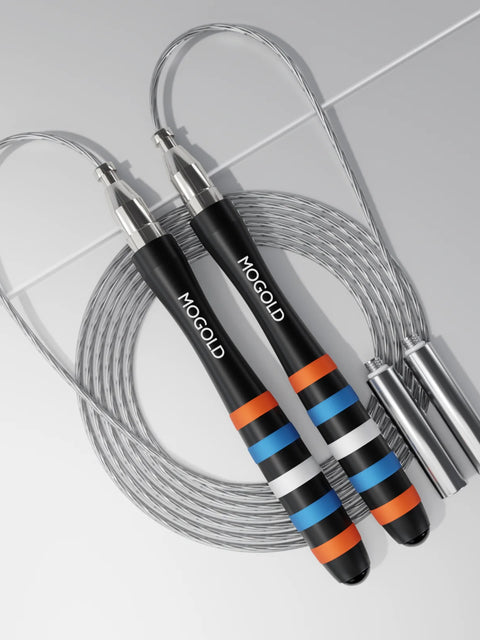 Speed Jump Rope with Ball Bearings – Professional CrossFit & Gym Skipping Rope for Cardio Training