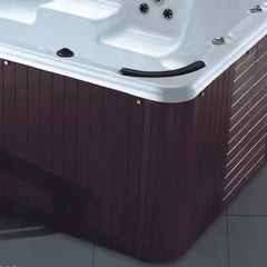 Outdoor Hot Tub Swim Spa – Acrylic Massage Pool with Jets, LED Lights & Ozone System