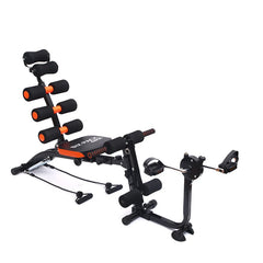 Six in one multifunctional abdominal machine, waist support, sit ups, abdominal exercise equipment, home fitness roll up chair