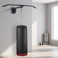 Wall-Mounted Pull-Up Bar with Boxing Bag Hanger – Heavy Duty Home Gym Rack | Cipher Athletics