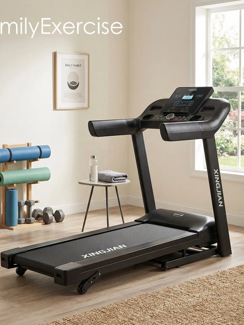 2026 Basic Model Smart Incline Treadmill  Multi-function LED Display Ultra-Quiet Folding Running Machine for Home Gym