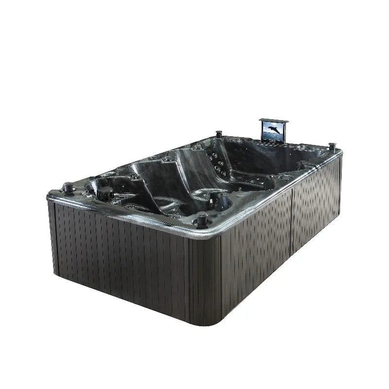 Outdoor Hot Tub Jacuzzi 7-Person – 121 Jets, Balboa Control, LED & Ozone System Included