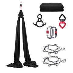 Aerial Yoga Silk Hammock – 8 Meter Satin Yoga Swing Set, 2.8m Wide, Anti-Gravity Inversion Tool, 15 Colors