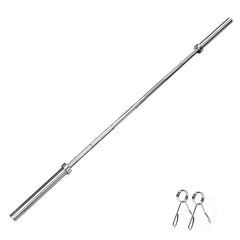 7ft Olympic Barbell Bar – 20kg Chrome Steel, 700 lb Capacity for Powerlifting & Weightlifting