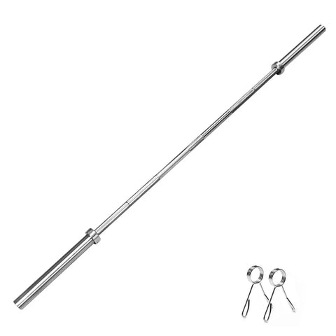 7ft Olympic Barbell Bar – 20kg Chrome Steel, 700 lb Capacity for Powerlifting & Weightlifting
