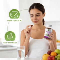 Milk Thistle Capsules – 1000mg with Dandelion Root for Liver Detox, Liver Health & Digestive Support