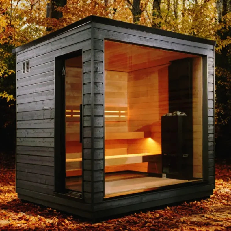 Outdoor Traditional Far Infrared Sauna Room | 4–10 Person | Home & Commercial