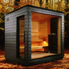 Outdoor Traditional Far Infrared Sauna Room | 4–10 Person | Home & Commercial