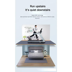 Foldable Home and Commercial Treadmill | Electric Running Machine with Incline & Bluetooth