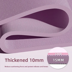 Large TPE Yoga Mat | 2M x 1.4M Non-Slip Thick Mat for Yoga, Gymnastics & Jump Rope Training