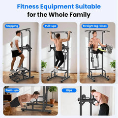 Pull-Up Bar & Dip Station for Full Body Workout Fitness Equipment