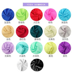 Aerial Yoga Silk Hammock – 8 Meter Satin Yoga Swing Set, 2.8m Wide, Anti-Gravity Inversion Tool, 15 Colors