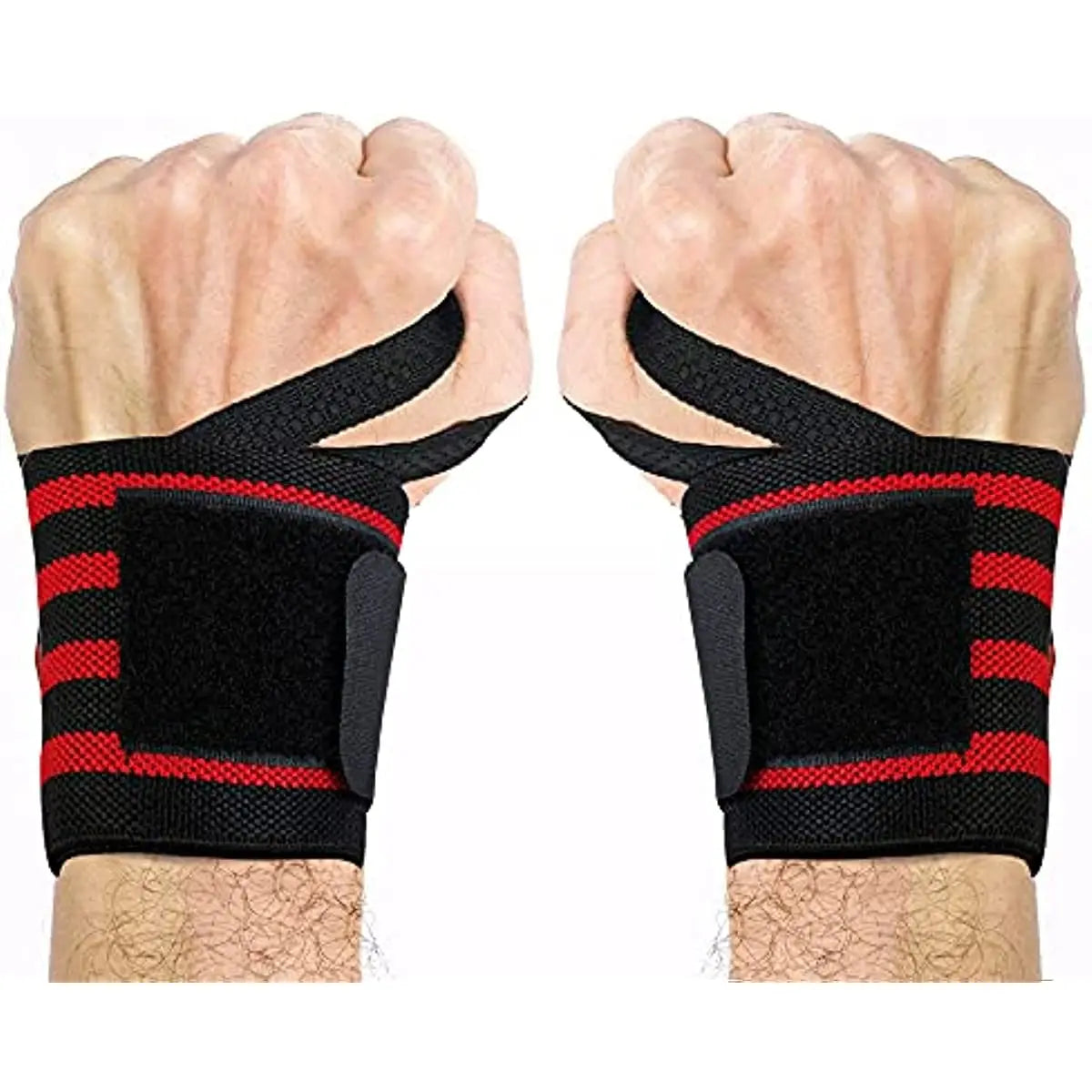 Wrist Wraps for Weightlifting – Elastic Breathable Wrist Support for Gym, Powerlifting & Bench Press, Men & Women