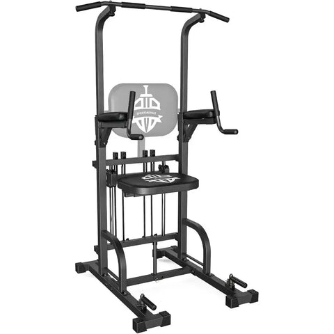 Home Gym Pull-Up Dip Station – Multi-Function Power Tower for Strength Training