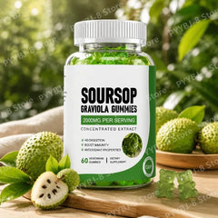 Soursop Gummies with Graviola Leaf & Fruit Extract – Immune System & Digestive Health Support