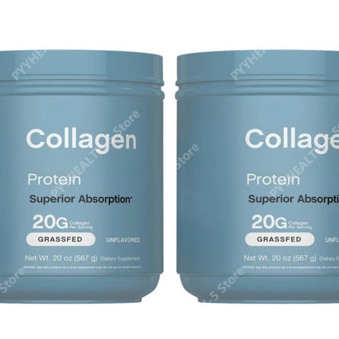Collagen Powder – Grass-Fed, 18 Essential Amino Acids for Hair, Skin & Nails, Superior Absorption