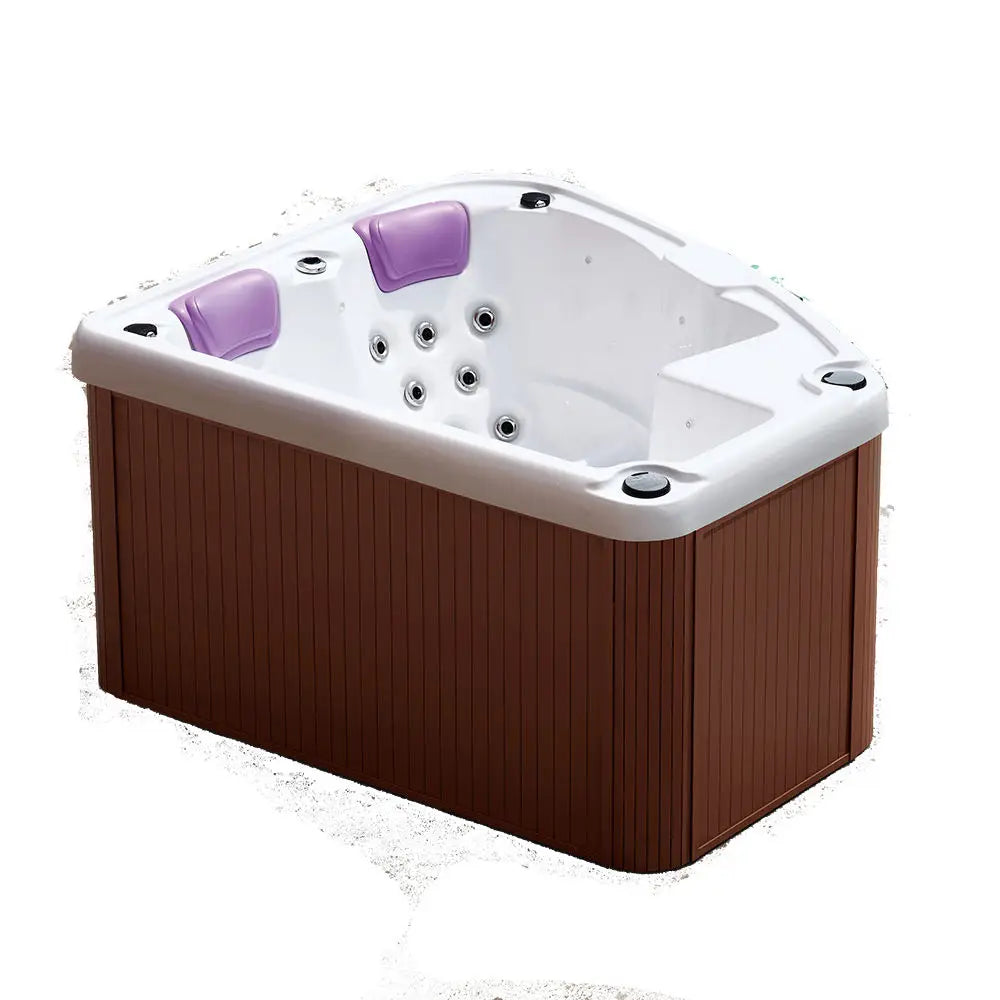 Outdoor Hot Tub Jacuzzi 7-Person – 121 Jets, Balboa Control, LED & Ozone System Included