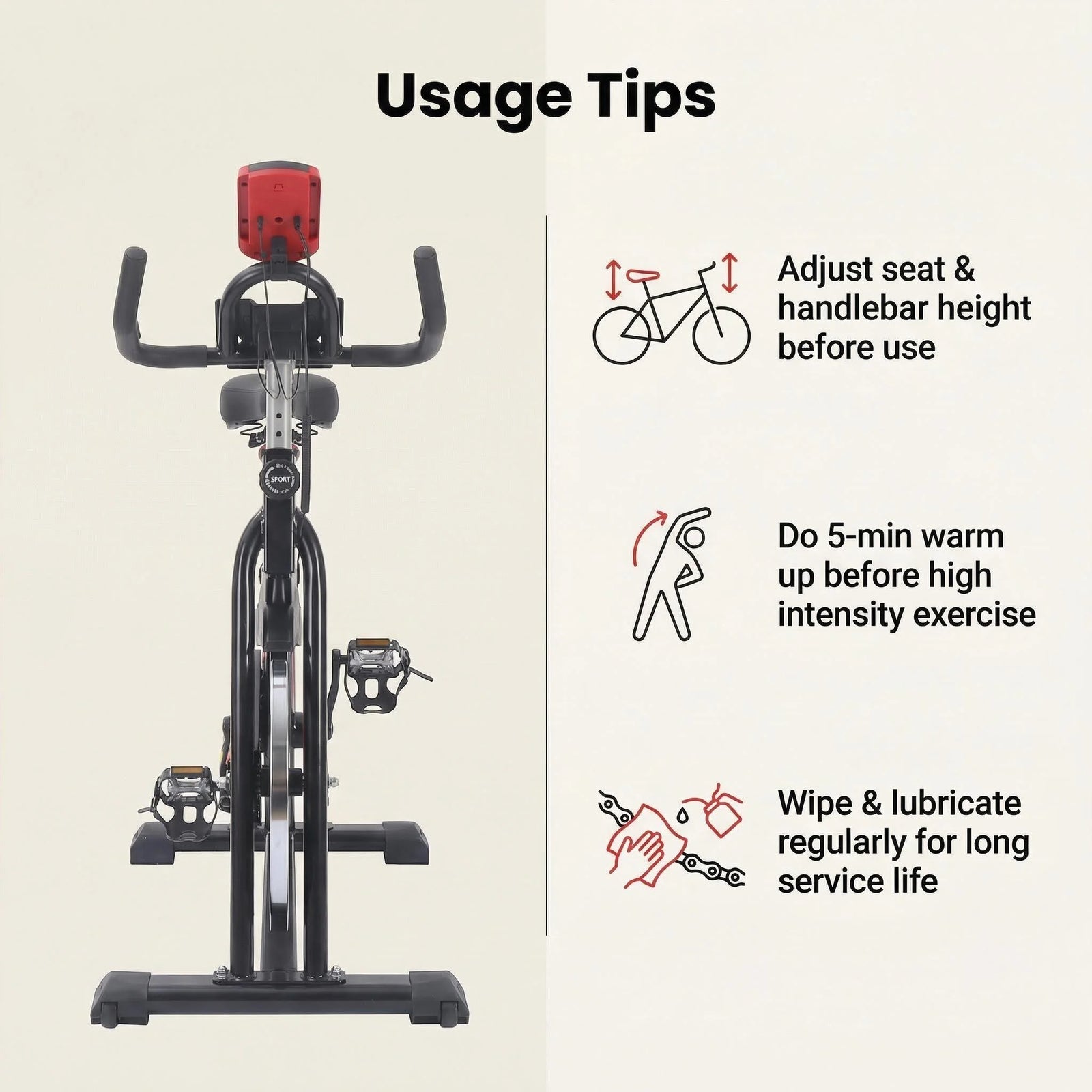 Spinning Para Gimnasio Indoor Exercise Gym Use Equipment Cardio Training
