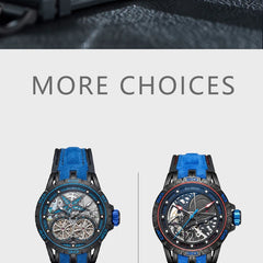 Automatic Watch Luminous Waterproof Silicone Strap Military Watches for Men RD-701